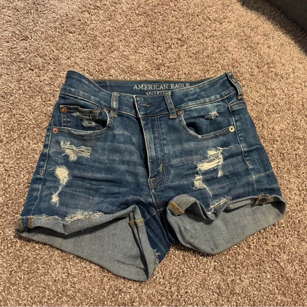 American eagle high rise shorts